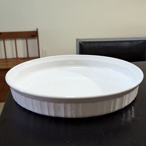 Corning Ware tart pan - 24 cm - French white